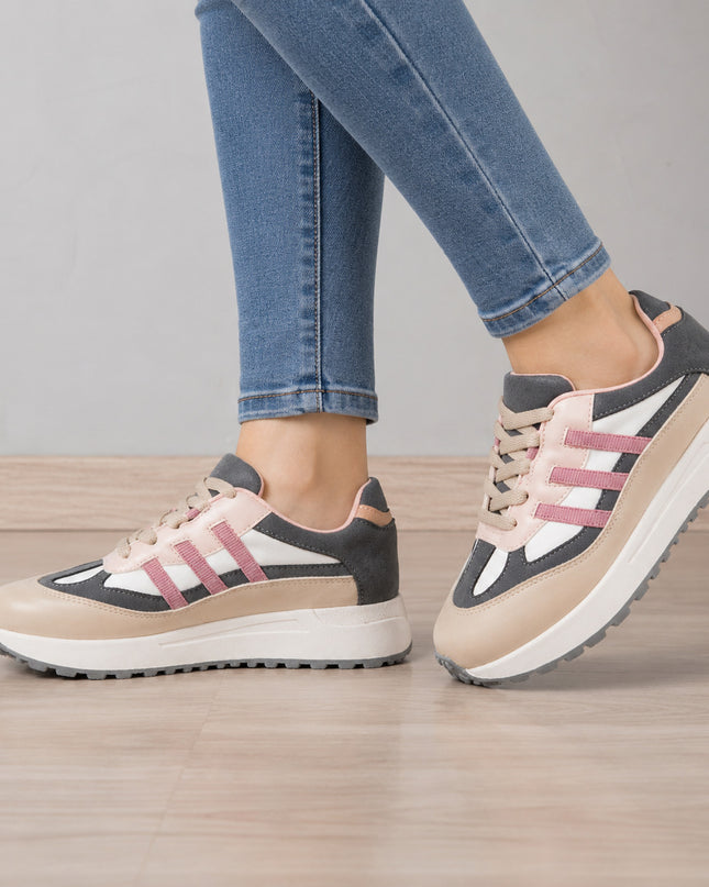 Zapatillas Urbanas Mujer Valengia - Rosado