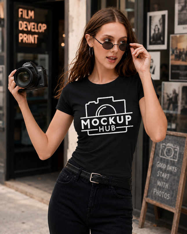 Polo Mujer - Mockup