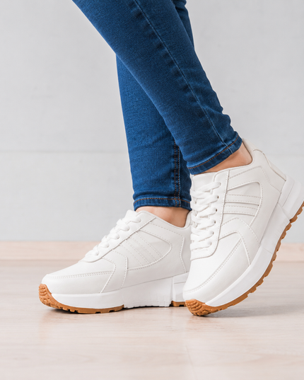 Zapatillas Urbanas Mujer Bosni - Blanco