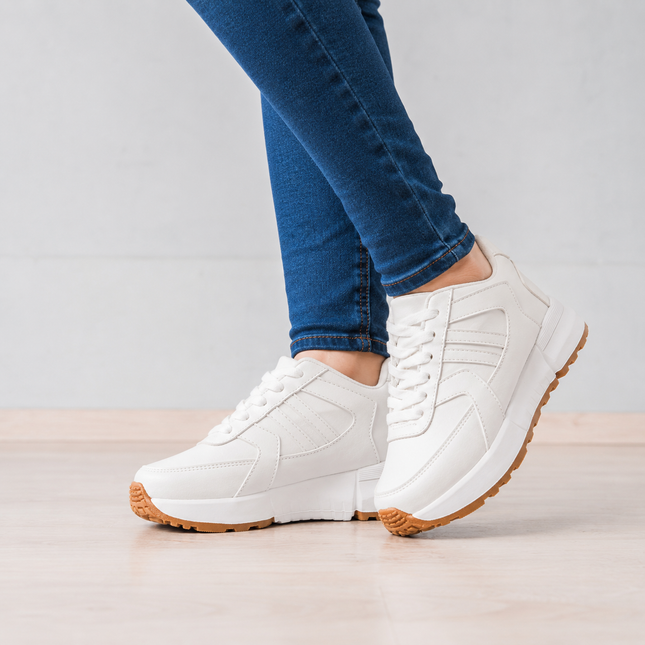 Zapatillas Urbanas Mujer Bosni - Blanco