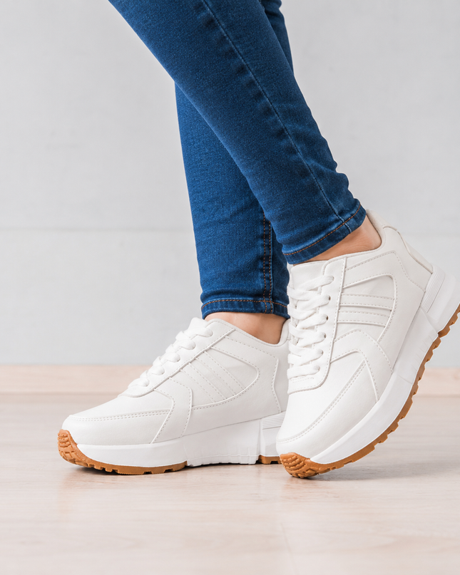 Zapatillas Urbanas Mujer Bosni - Blanco