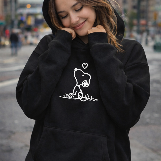 Polera Mujer - Snoopy Corazon