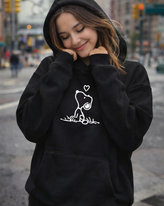 Polera Mujer - Snoopy Corazon
