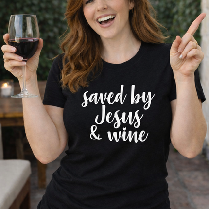 Polo Mujer -  JESUS AND WINE