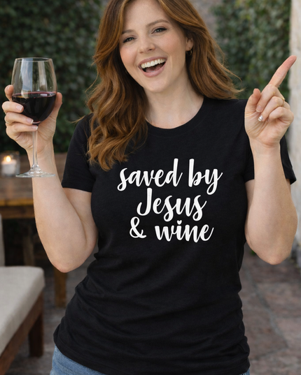 Polo Mujer -  JESUS AND WINE