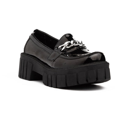 Mocasines Mujer Antalya - Negro Charol