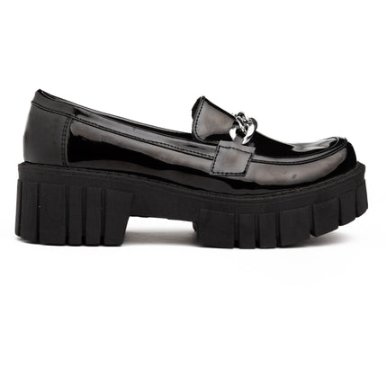 Mocasines Mujer Antalya - Negro Charol