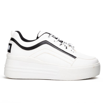 Zapatillas Urbanas Mujer Arizona - Blanco y Negro