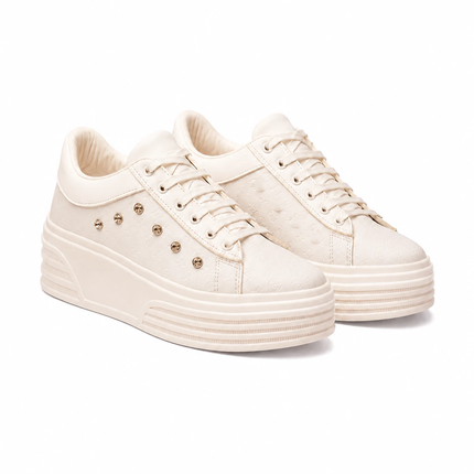 Zapatillas Urbanas Mujer Adelayde - Beige