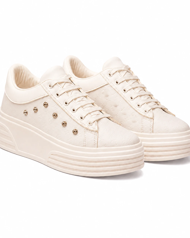 Zapatillas Urbanas Mujer Adelayde - Beige