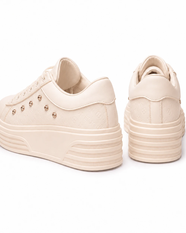 Zapatillas Urbanas Mujer Adelayde - Beige