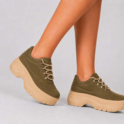 Zapatillas Urbanas Mujer Alcala - Verde Oscuro