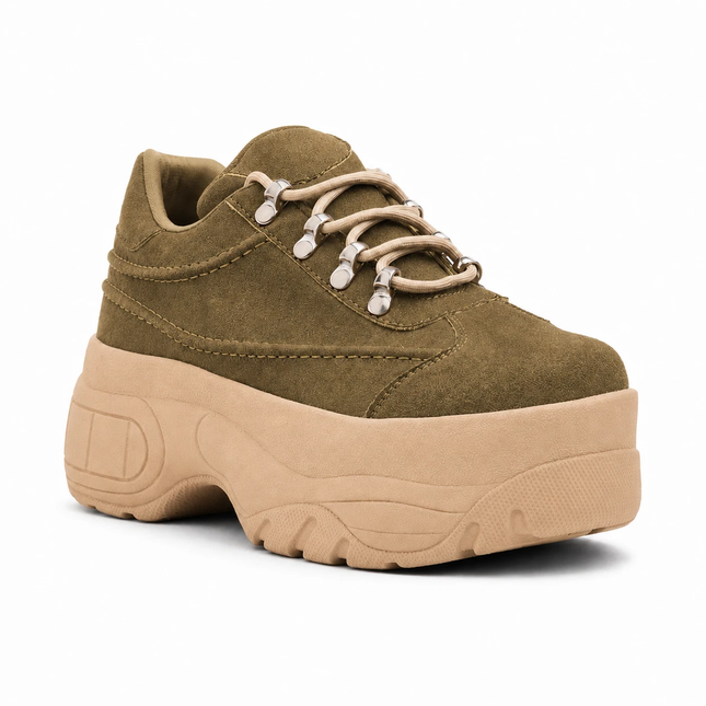 Zapatillas Urbanas Mujer Alcala - Verde Oscuro