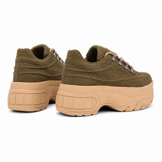 Zapatillas Urbanas Mujer Alcala - Verde Oscuro