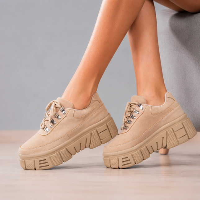 Zapatillas Urbanas Mujer Antilla - Beige