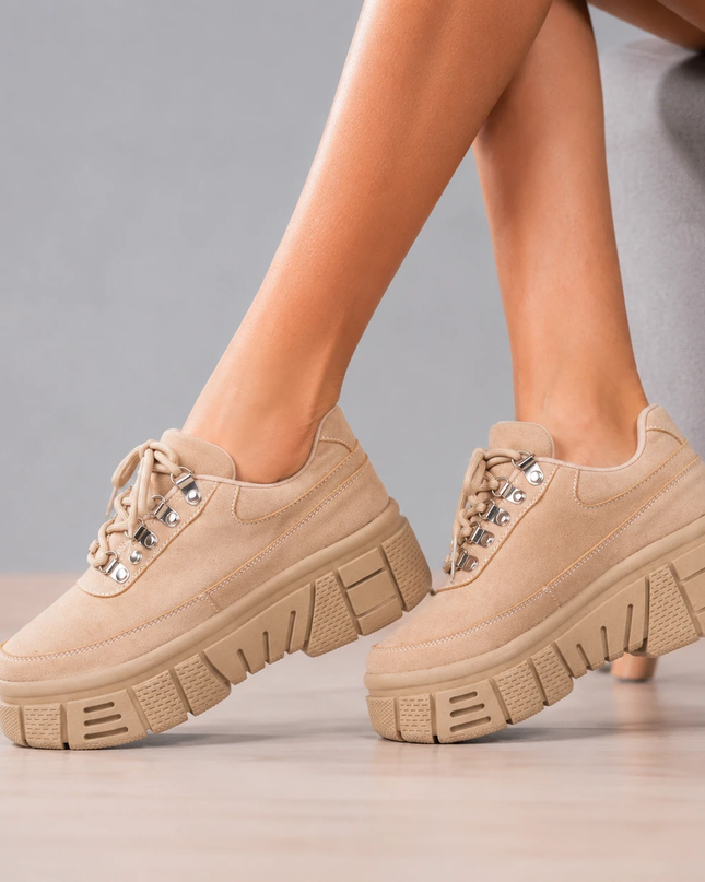 Zapatillas Urbanas Mujer Antilla - Beige