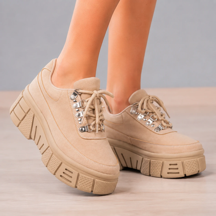 Zapatillas Urbanas Mujer Antilla - Beige