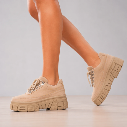 Zapatillas Urbanas Mujer Antilla - Beige