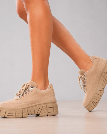 Zapatillas Urbanas Mujer Antilla - Beige