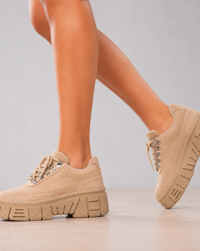 Zapatillas Urbanas Mujer Antilla - Beige