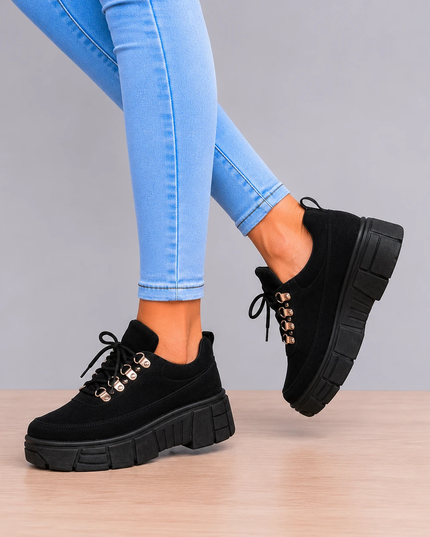 Zapatillas Urbanas Mujer Antilla - Negro