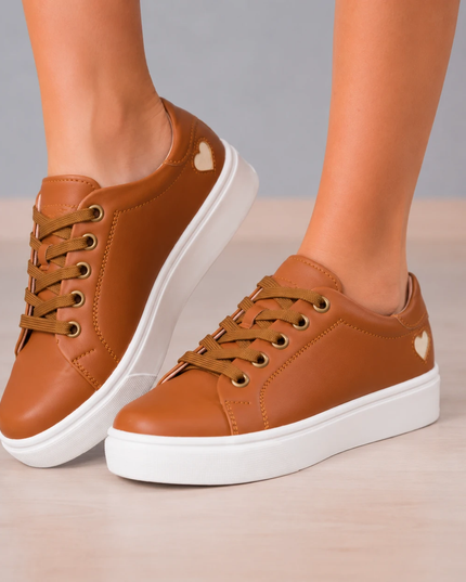 Zapatillas Urbanas Mujer Arezzo - Camel