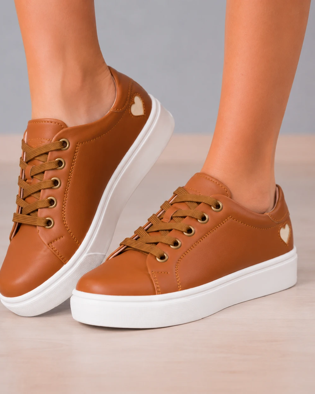 Zapatillas Urbanas Mujer Arezzo - Camel