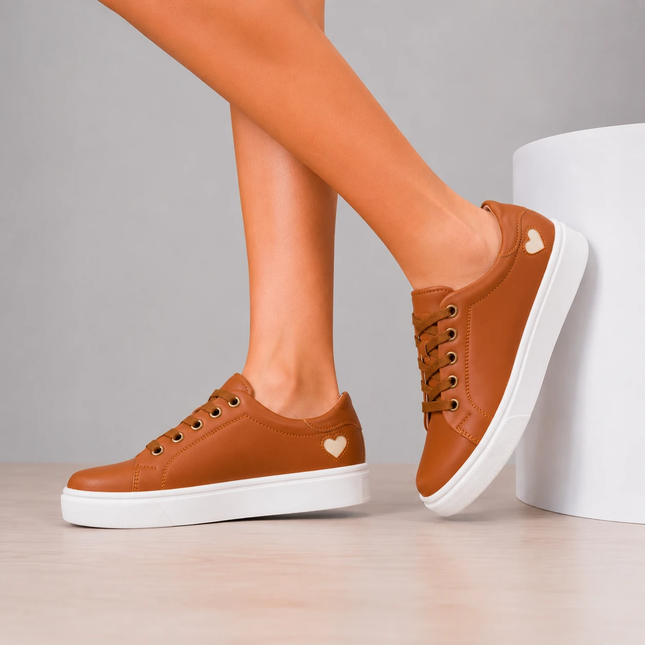 Zapatillas Urbanas Mujer Arezzo - Camel