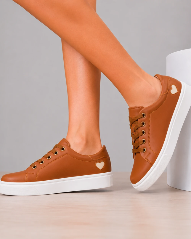 Zapatillas Urbanas Mujer Arezzo - Camel