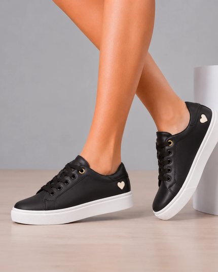 Zapatillas Urbanas Mujer Arezzo - Negro