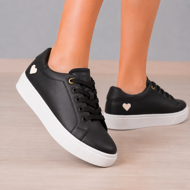 Zapatillas Urbanas Mujer Arezzo - Negro