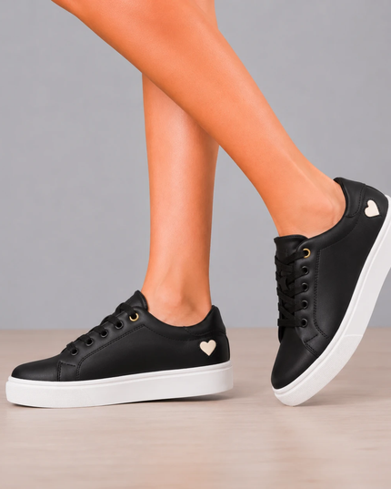 Zapatillas Urbanas Mujer Arezzo - Negro