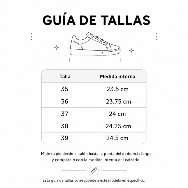 Zapatillas Urbanas Mujer Arizona - Blanco y Negro