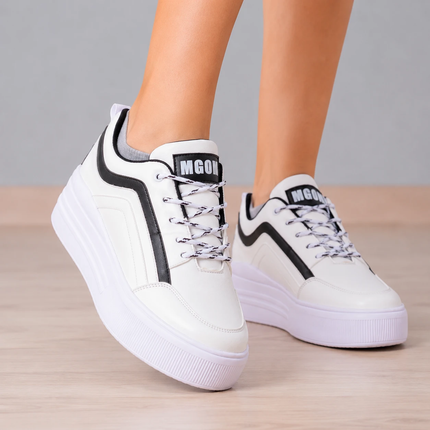 Zapatillas Urbanas Mujer Arizona - Blanco y Negro