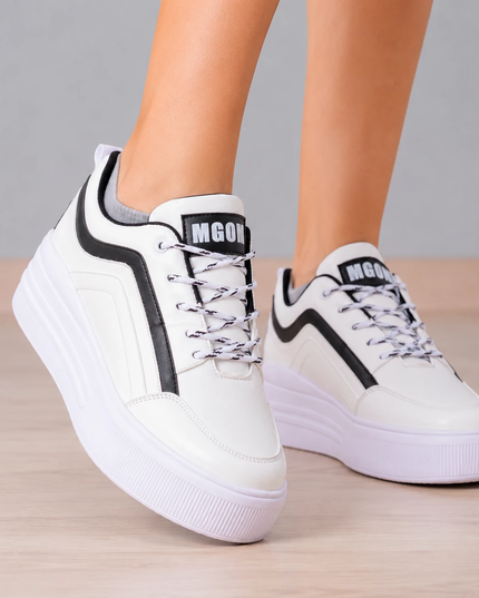 Zapatillas Urbanas Mujer Arizona - Blanco y Negro