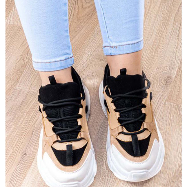 Zapatillas Urbanas Mujer Aviles - Beige