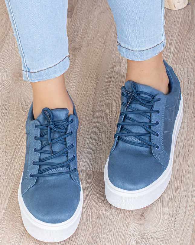 Zapatilla Belice - Azul Acero