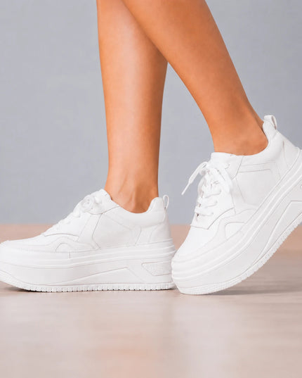 Zapatillas Urbanas Mujer Bahia - Blanco