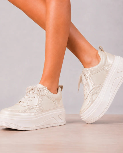 Zapatillas Urbanas Mujer Bahia - Dorado