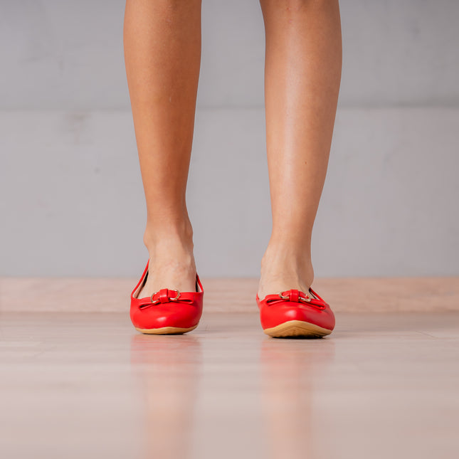 Ballerinas Mujer Agnela - Rojo