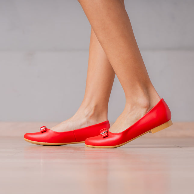 Ballerinas Mujer Agnela - Rojo