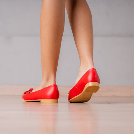 Ballerinas Mujer Agnela - Rojo