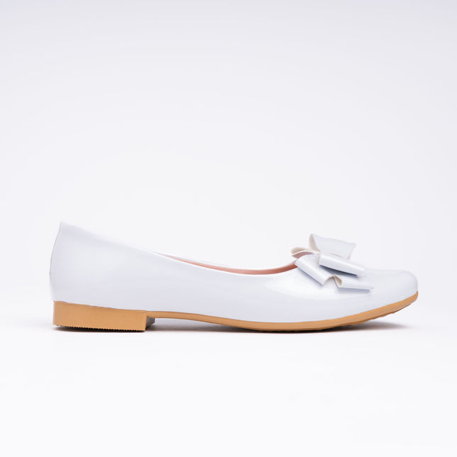 Ballerinas Mujer Corbata - Blanco