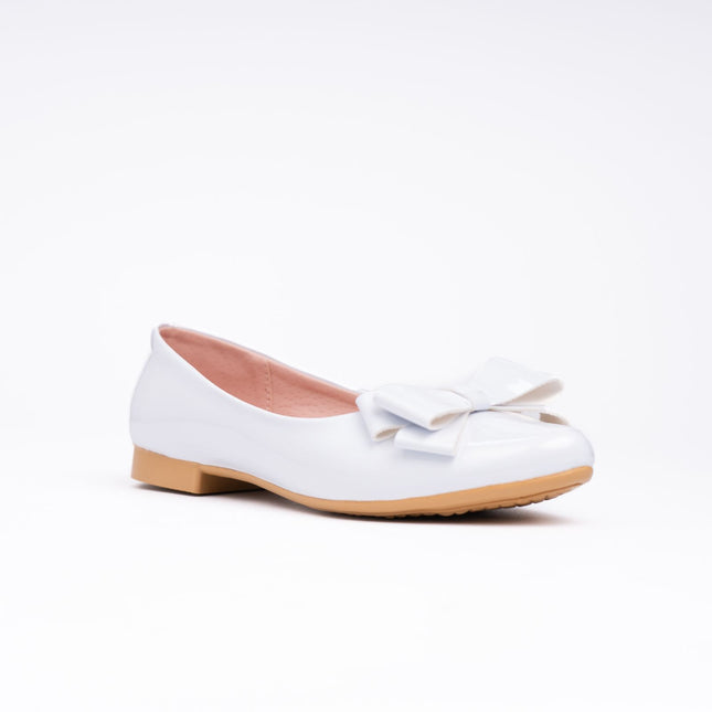 Ballerinas Mujer Corbata - Blanco