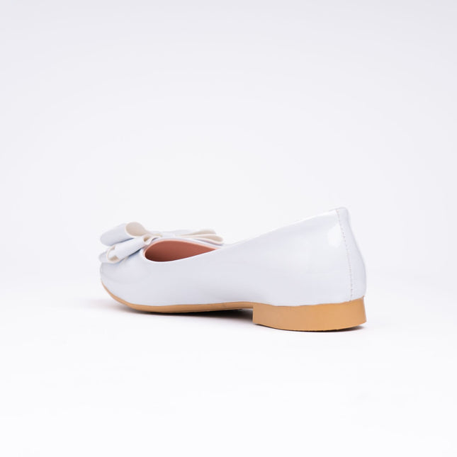 Ballerinas Mujer Corbata - Blanco