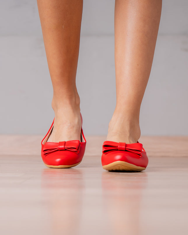 Ballerinas Mujer Nayana  - Rojo