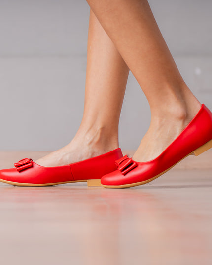 Ballerinas Mujer Nayana  - Rojo