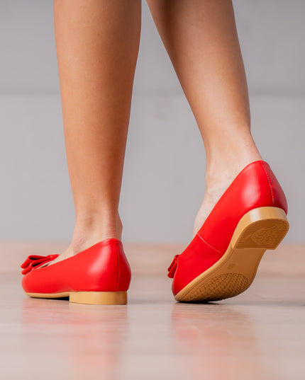 Ballerinas Mujer Nayana  - Rojo