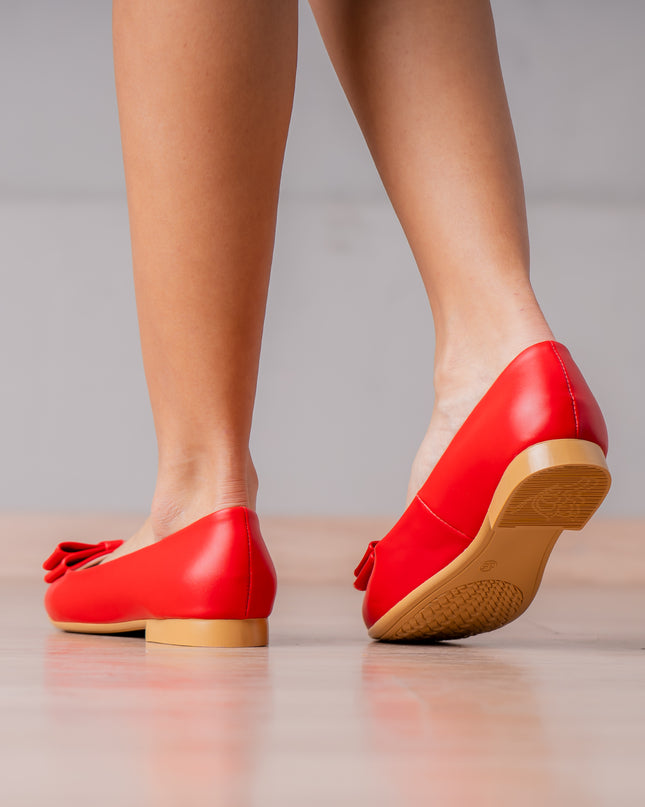 Ballerinas Mujer Nayana  - Rojo