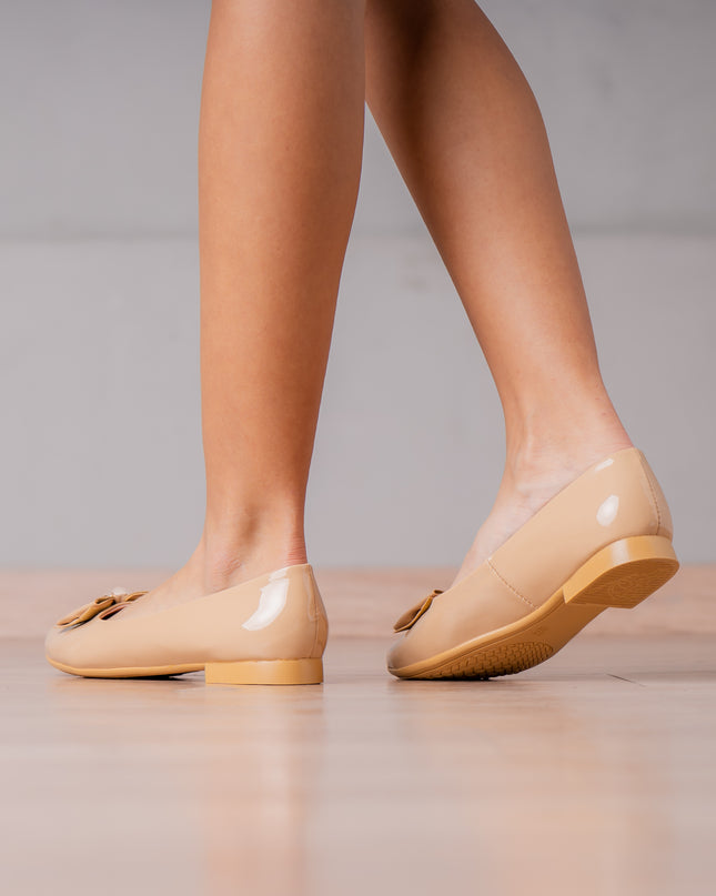 Ballerinas Mujer Safiya - Beige Charol
